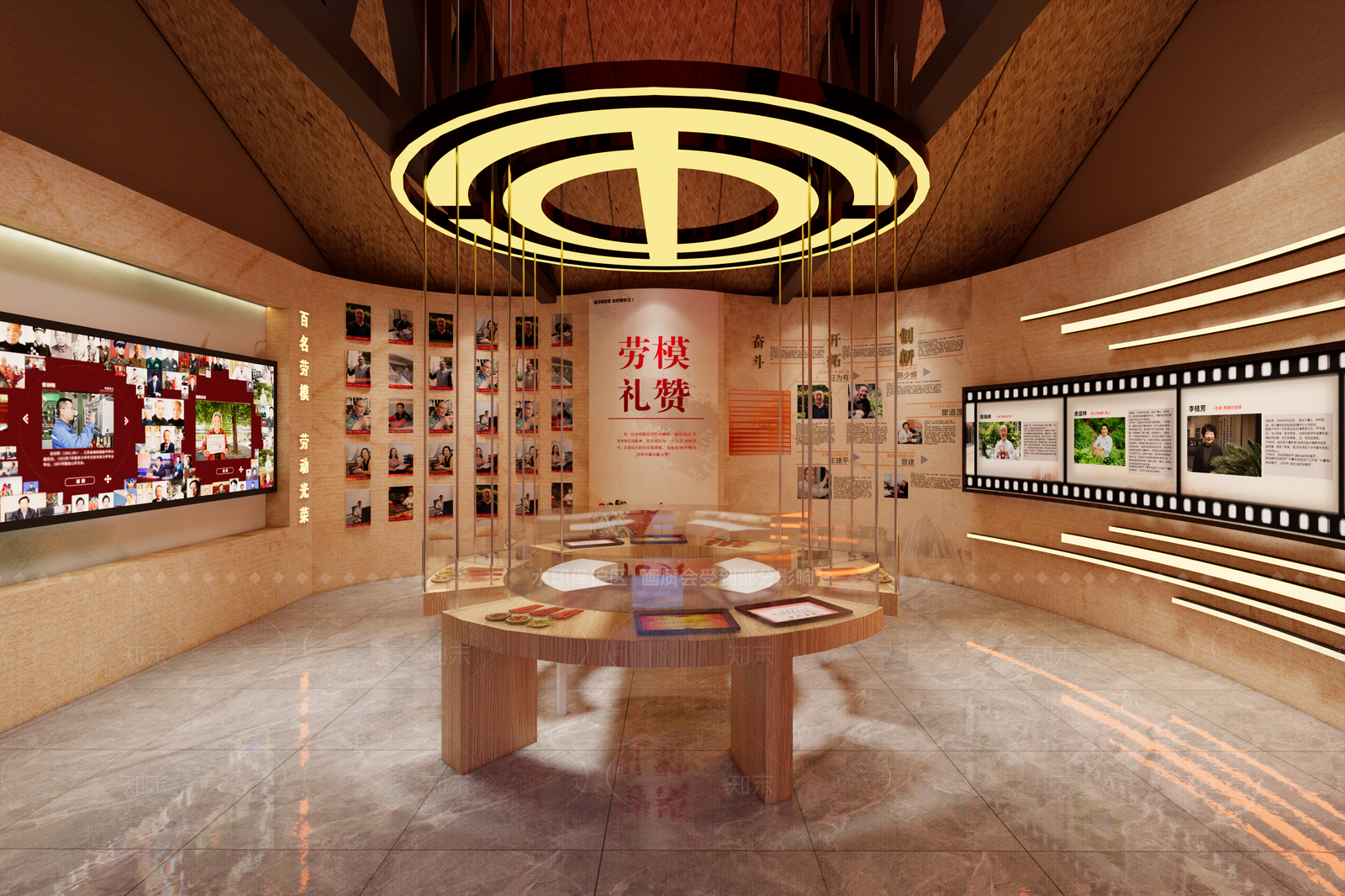 现代新中式博物馆SU模型下载【ID:1206653465】