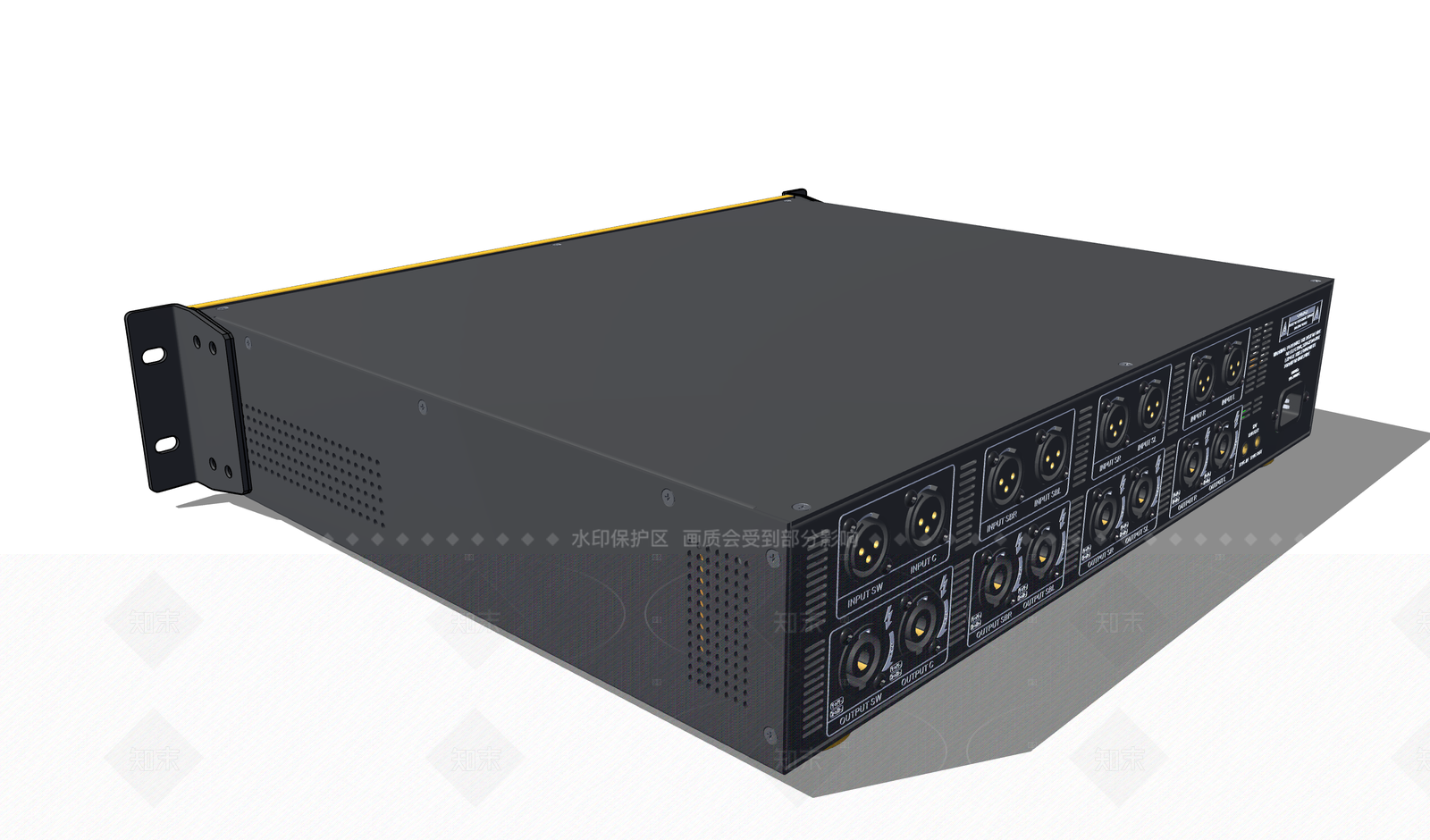 现代舞台音响SU模型下载【ID:1206653695】