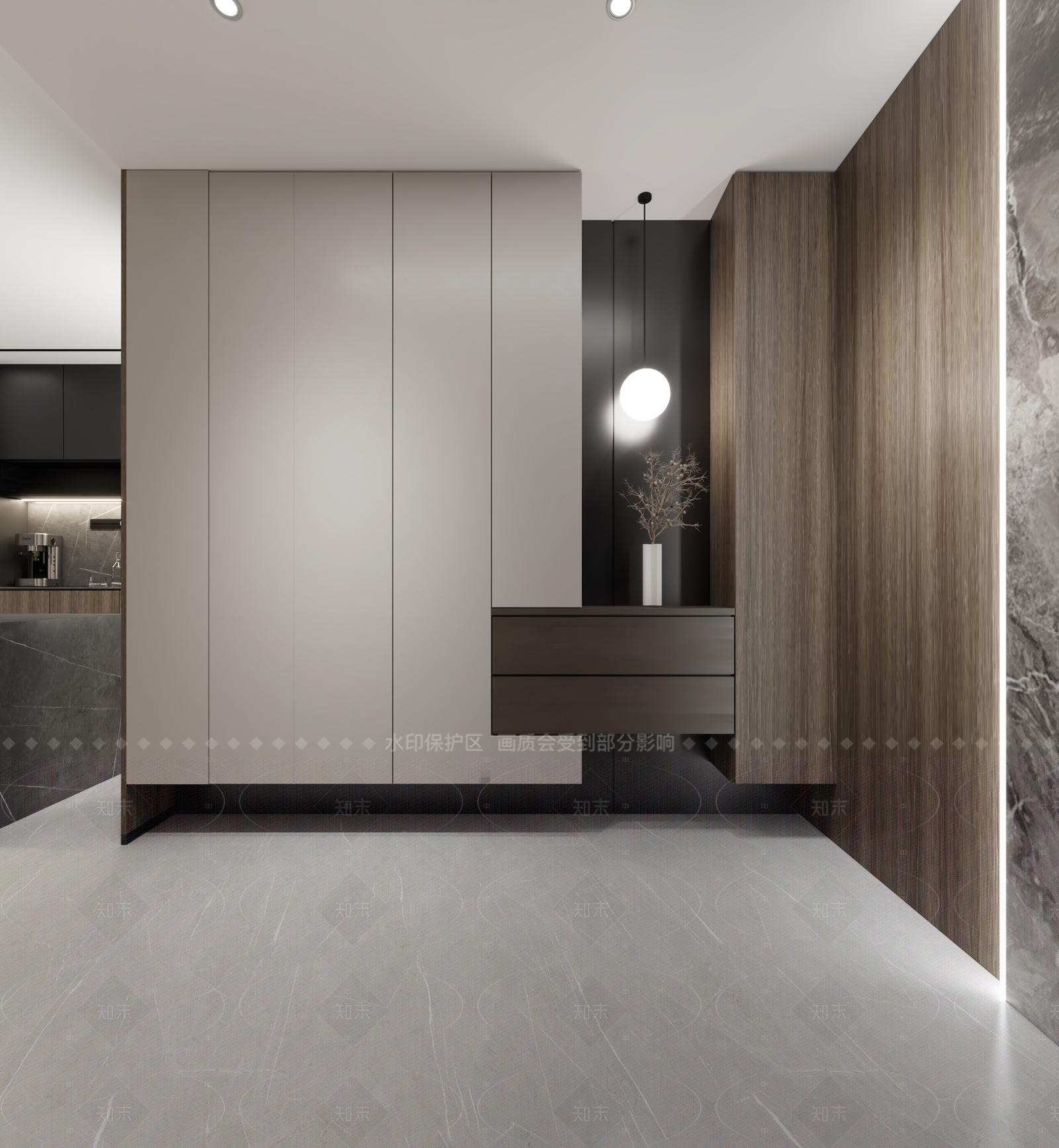 现代意式家居客厅3D模型下载【ID:1206654987】