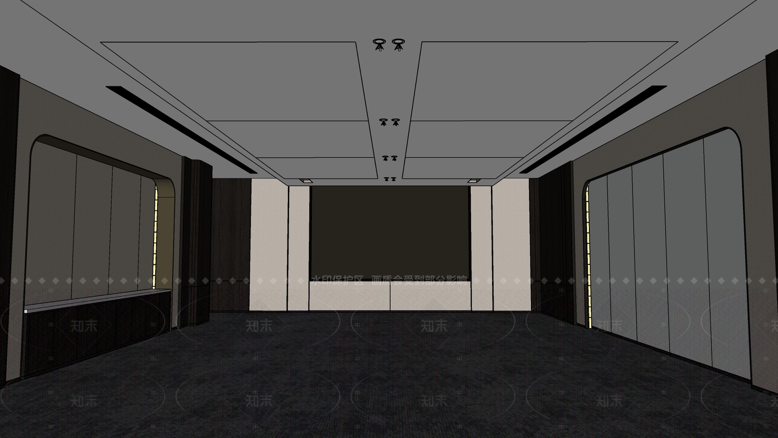 现代会议室SU模型下载【ID:1206655778】