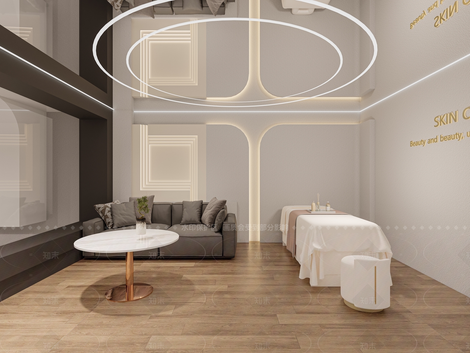 现代轻奢美发店3D模型下载【ID:1206708520】