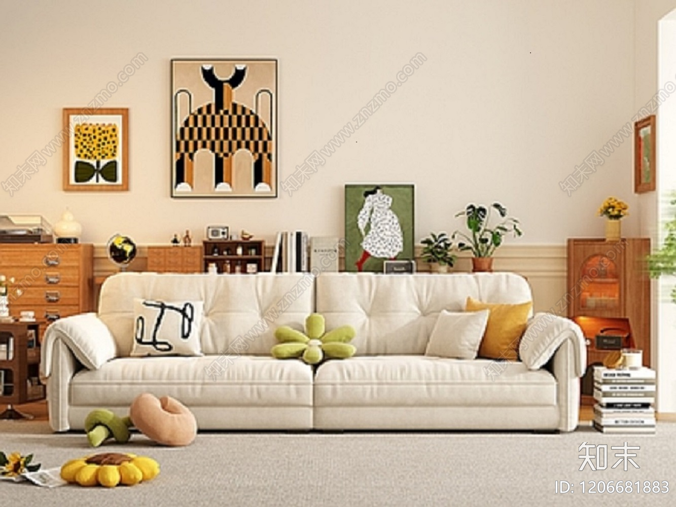 现代独栋别墅3D模型下载【ID:1206681883】