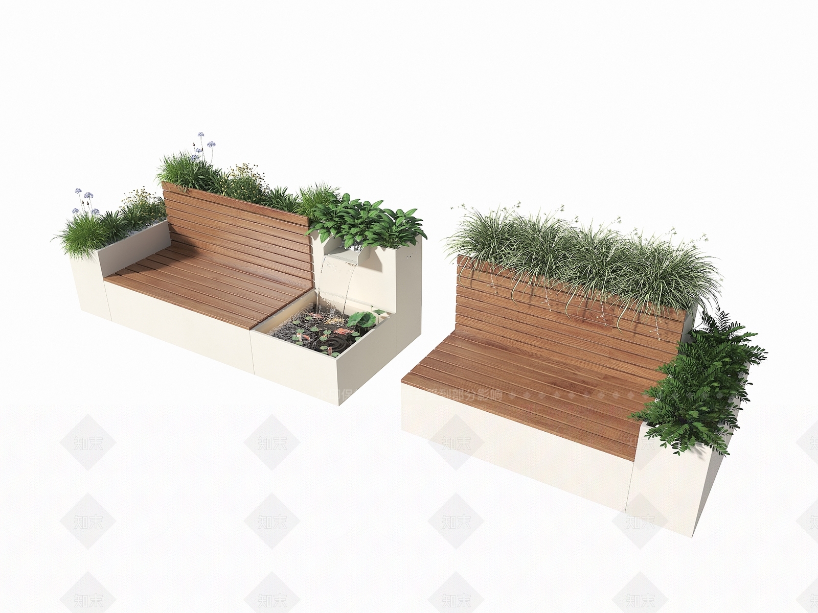 花坛3D模型下载【ID:1206695230】