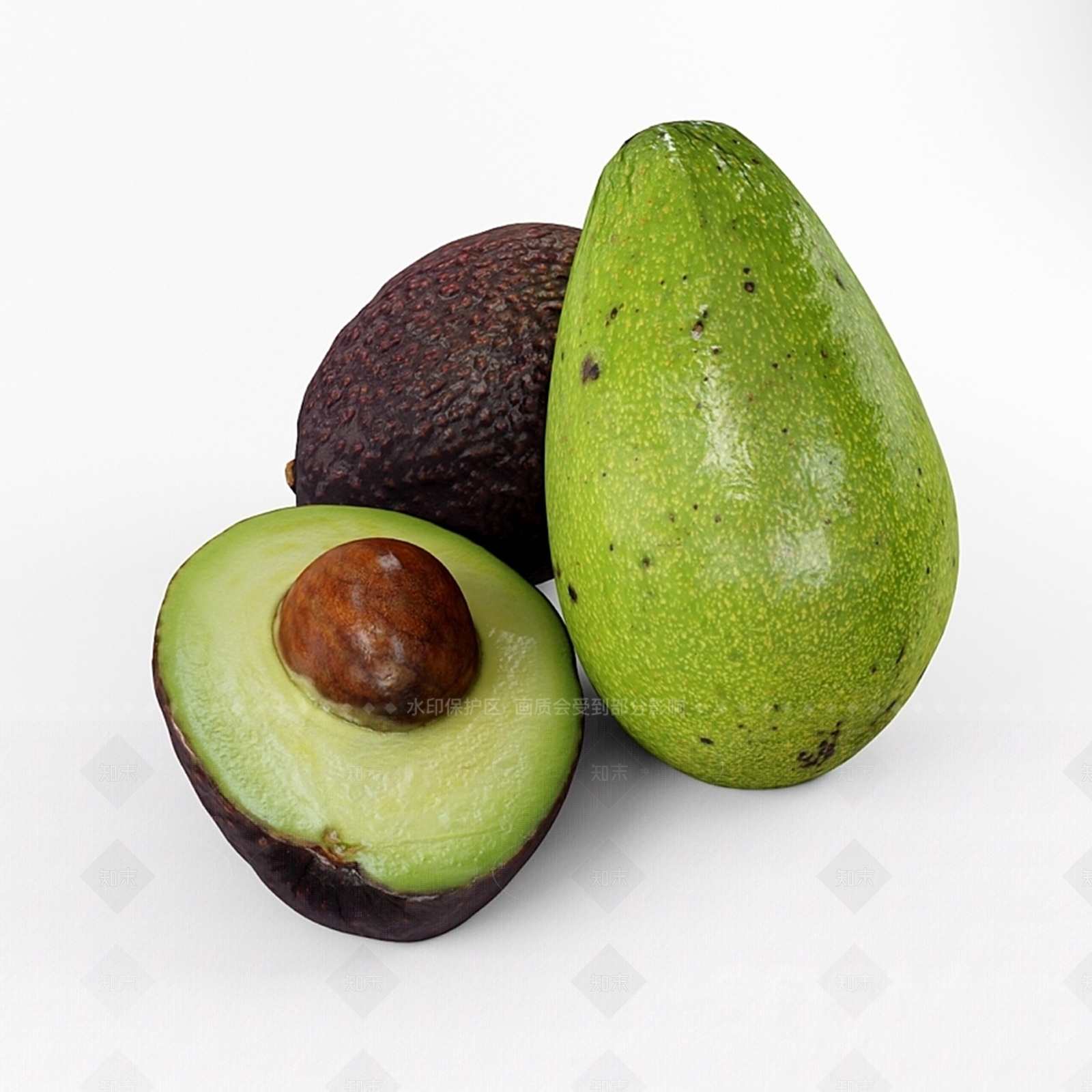 现代水果店3D模型下载【ID:1206696663】