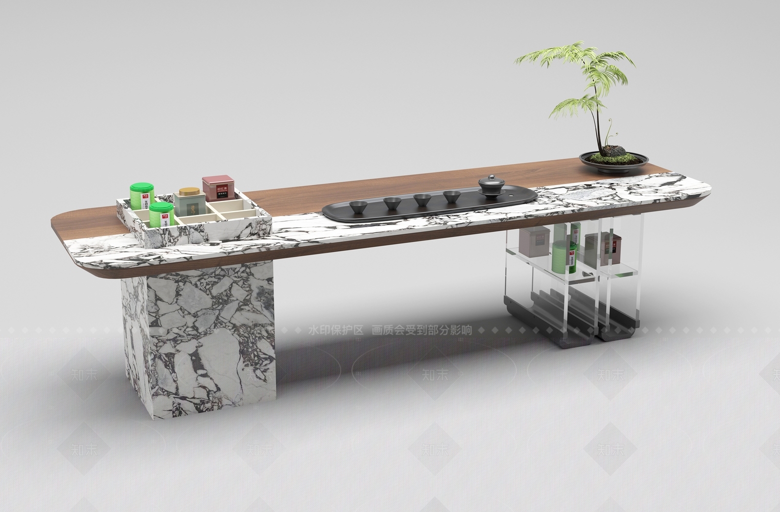 轻奢极简其他桌子3D模型下载【ID:1206697432】