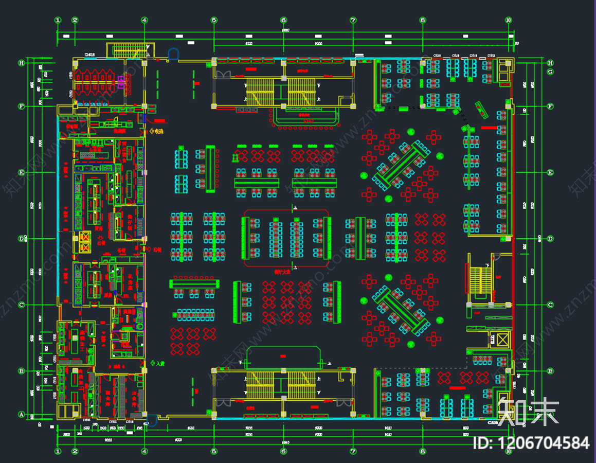 现代新中式其他商业空间施工图下载【ID:1206704584】