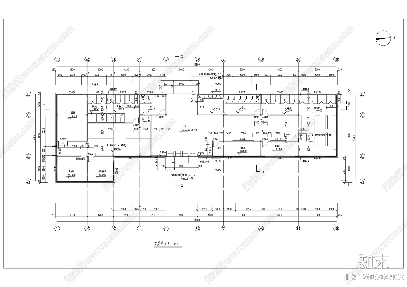 建筑综合节点cad施工图下载【ID:1206704902】