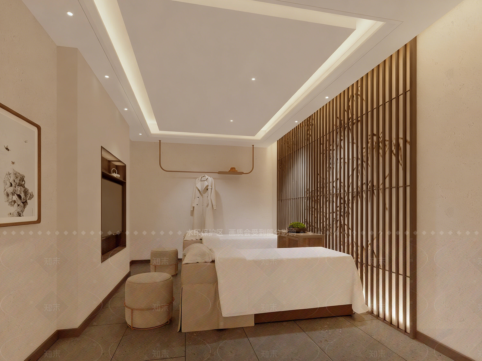 新中式足浴店3D模型下载【ID:1206705688】