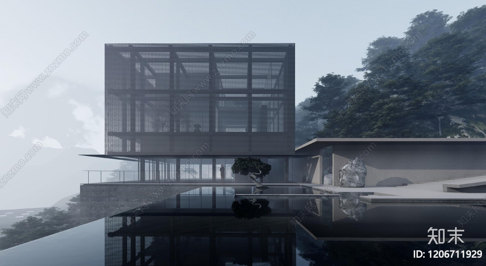 现代展馆建筑下载【ID:1206711929】