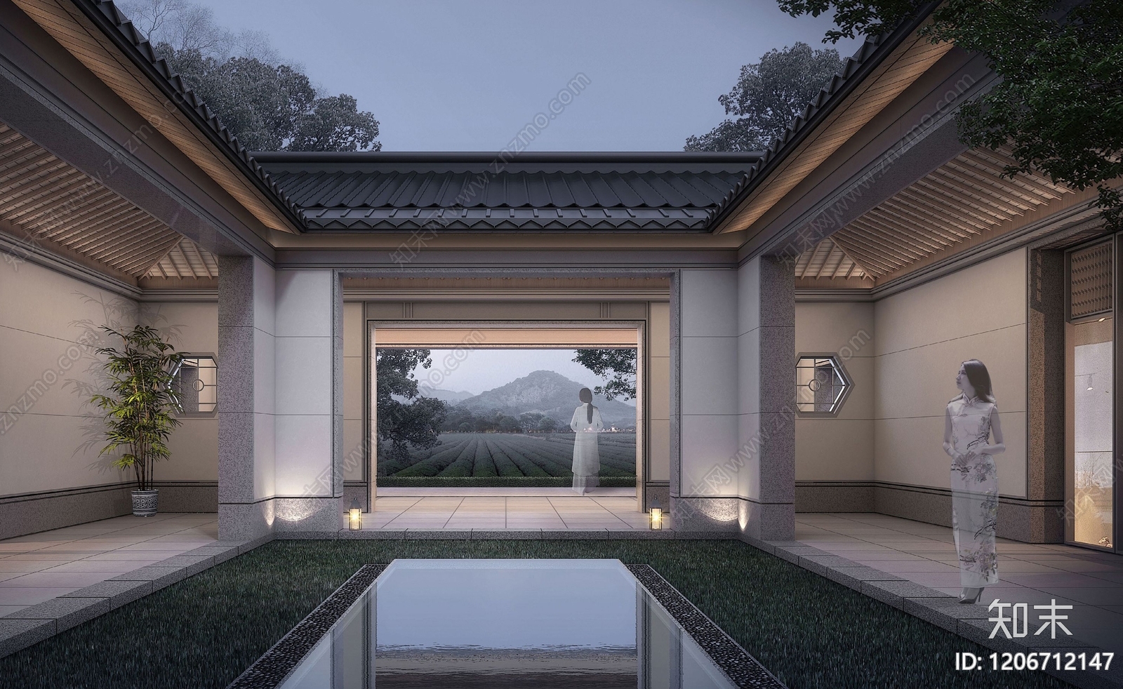 现代养老院建筑下载【ID:1206712147】