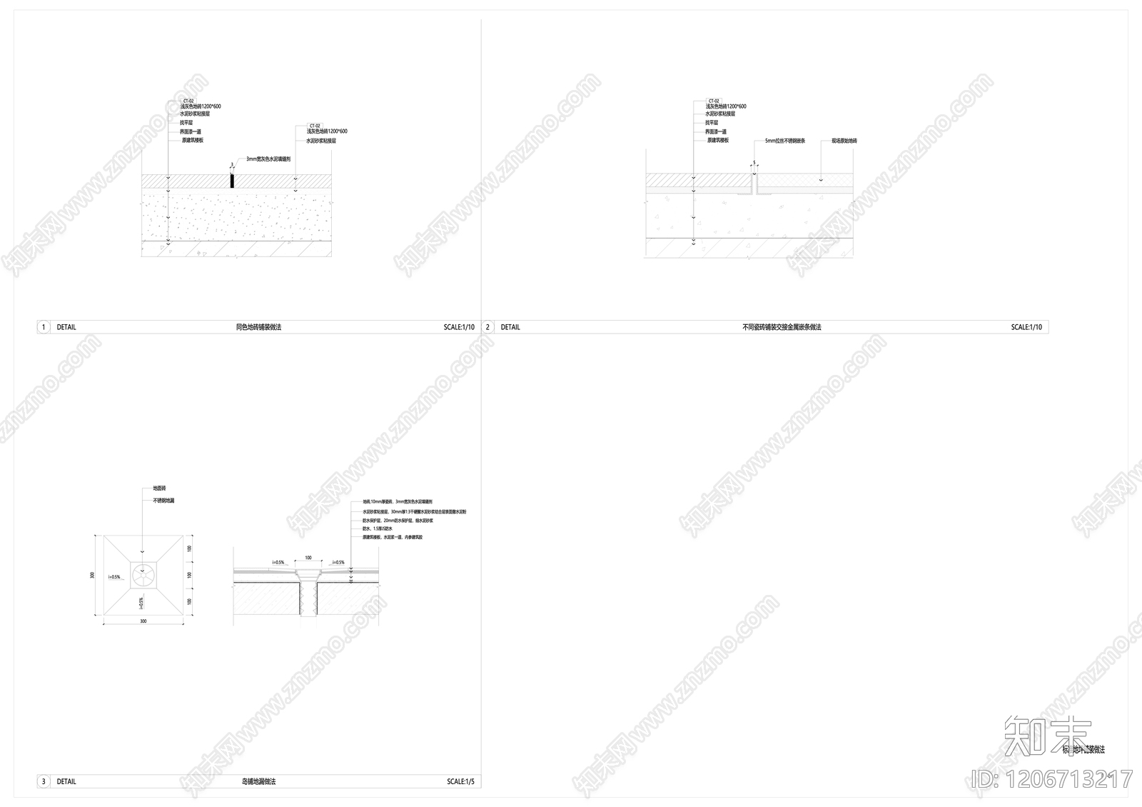 地面综合节点施工图下载【ID:1206713217】