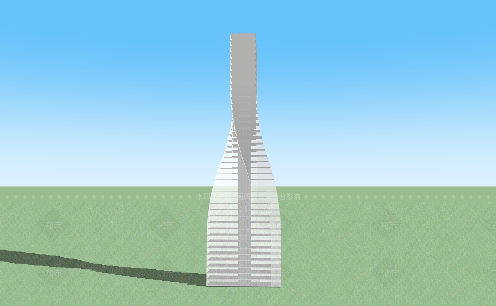 现代简约多层住宅SU模型下载【ID:1206714336】