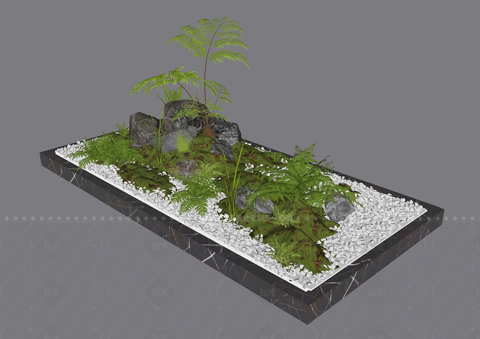植物组合SU模型下载【ID:1206719373】