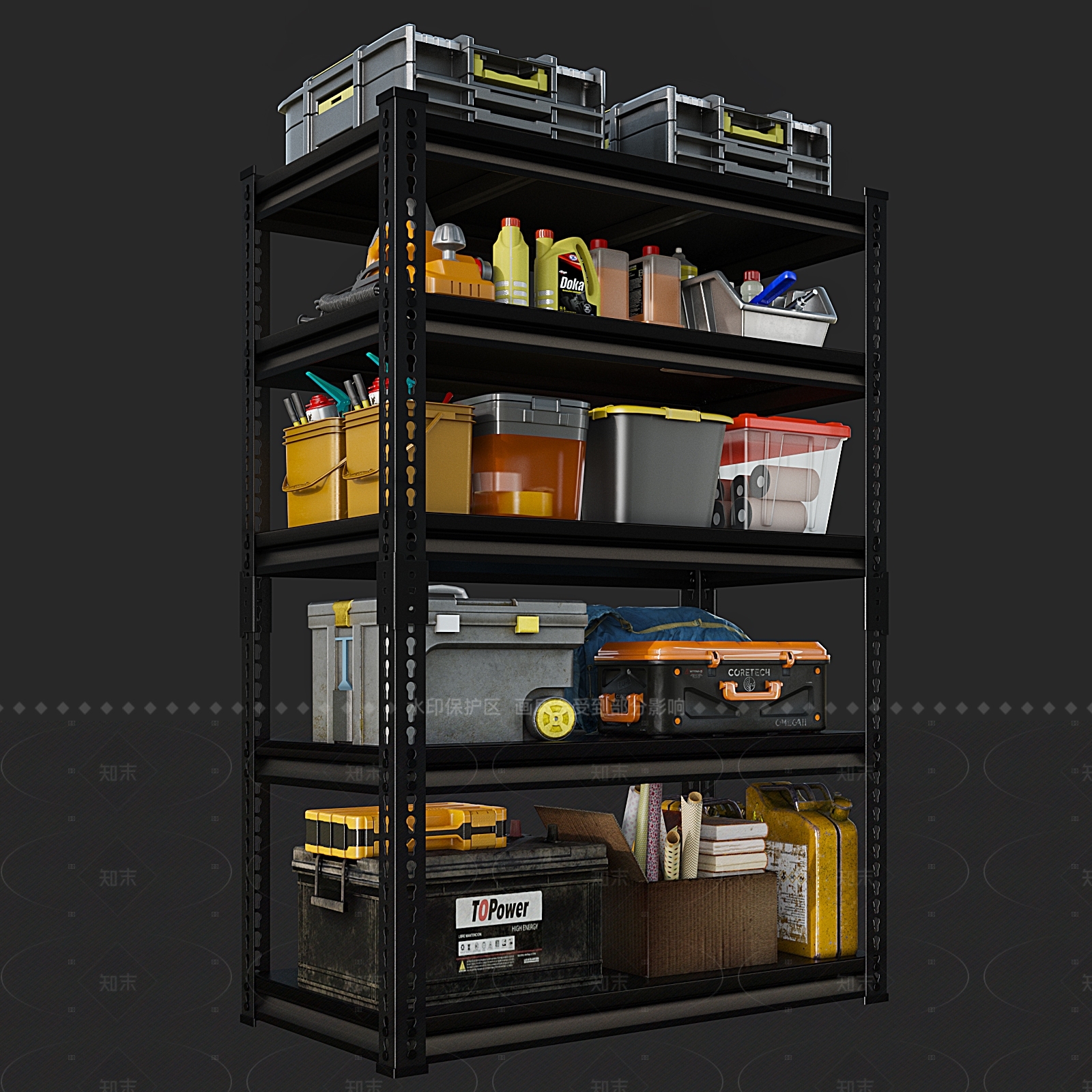 货架3D模型下载【ID:1206720864】