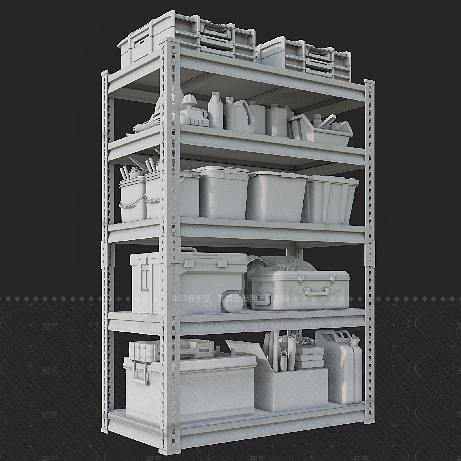 货架3D模型下载【ID:1206720864】