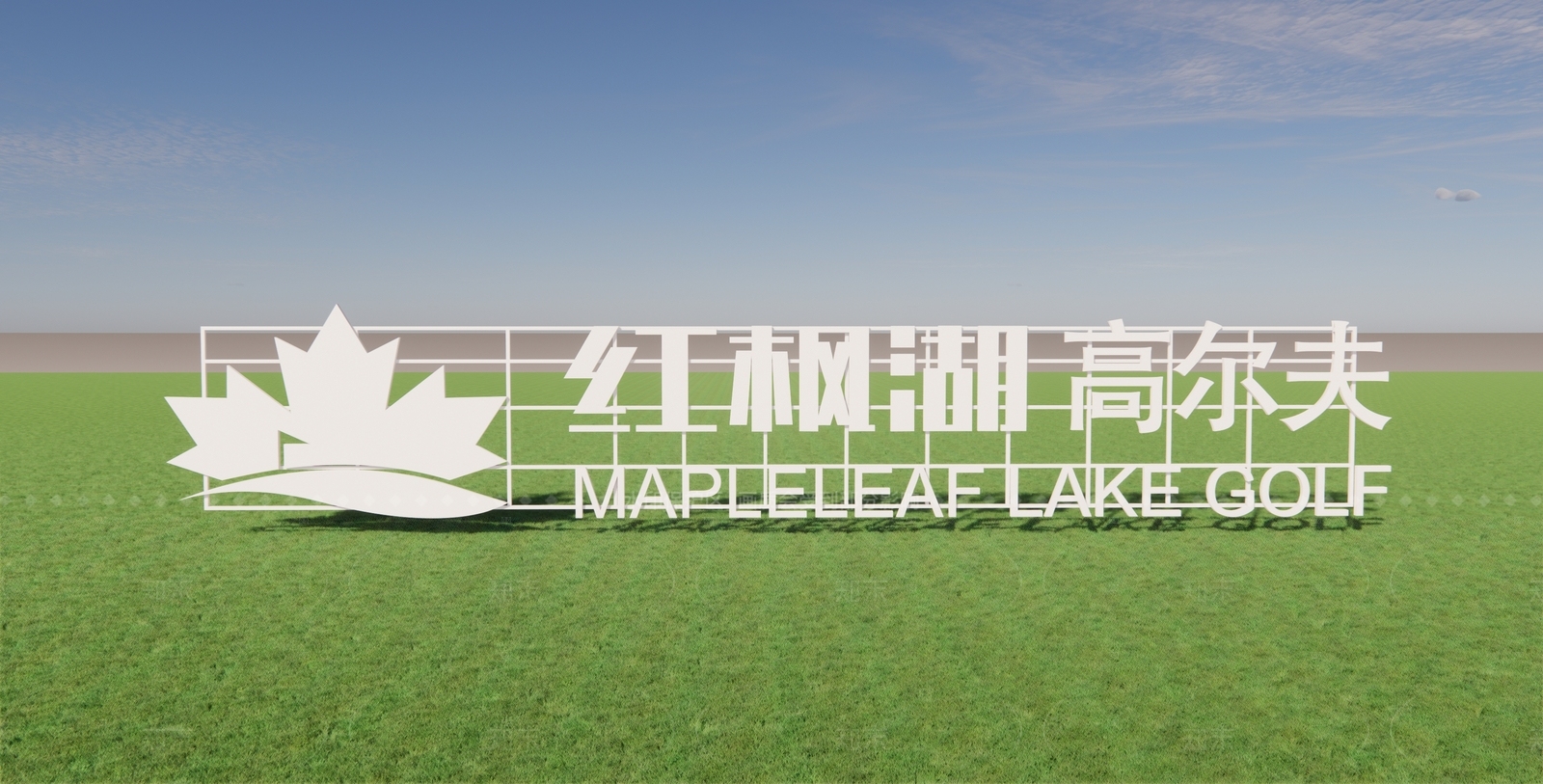 现代广告牌SU模型下载【ID:1206727148】