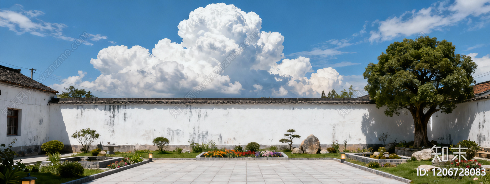 新中式中式其它外景贴图下载【ID:1206728083】