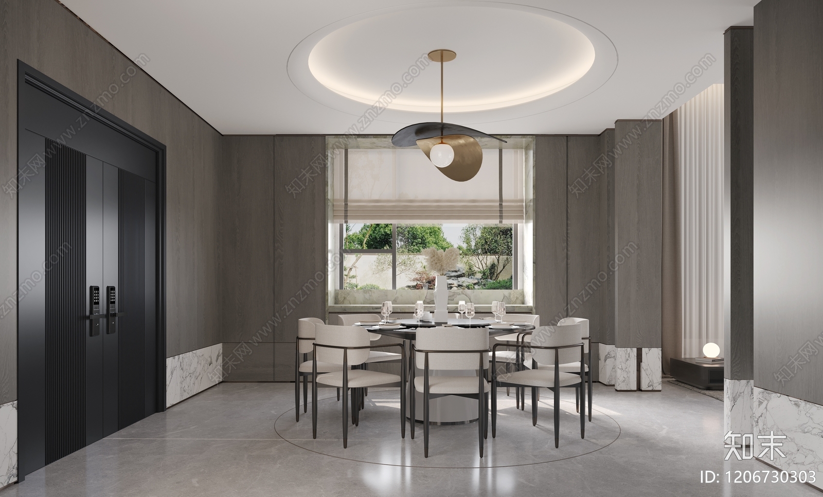 现代简约别墅下载【ID:1206730303】