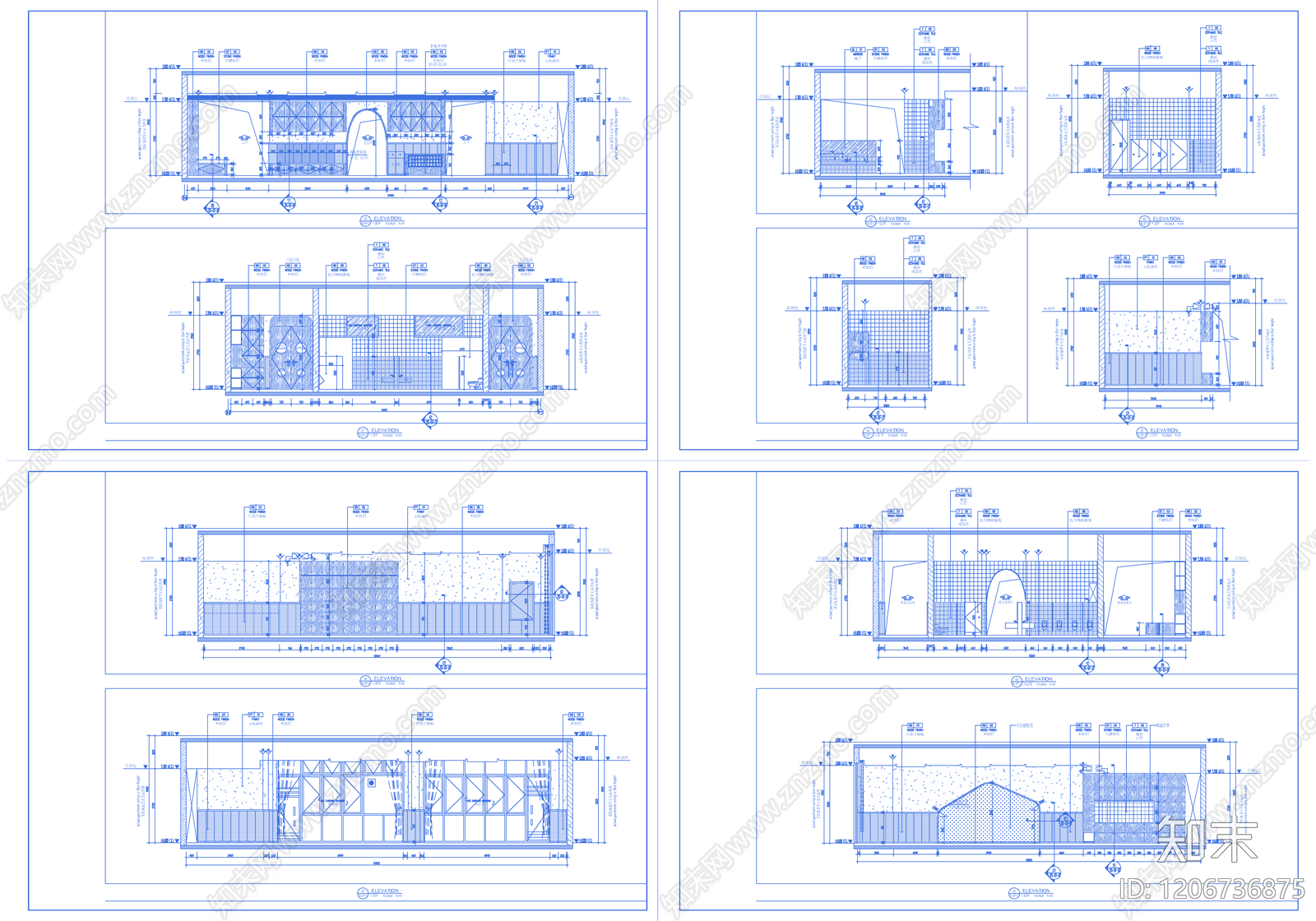 现代幼儿园施工图下载【ID:1206736875】