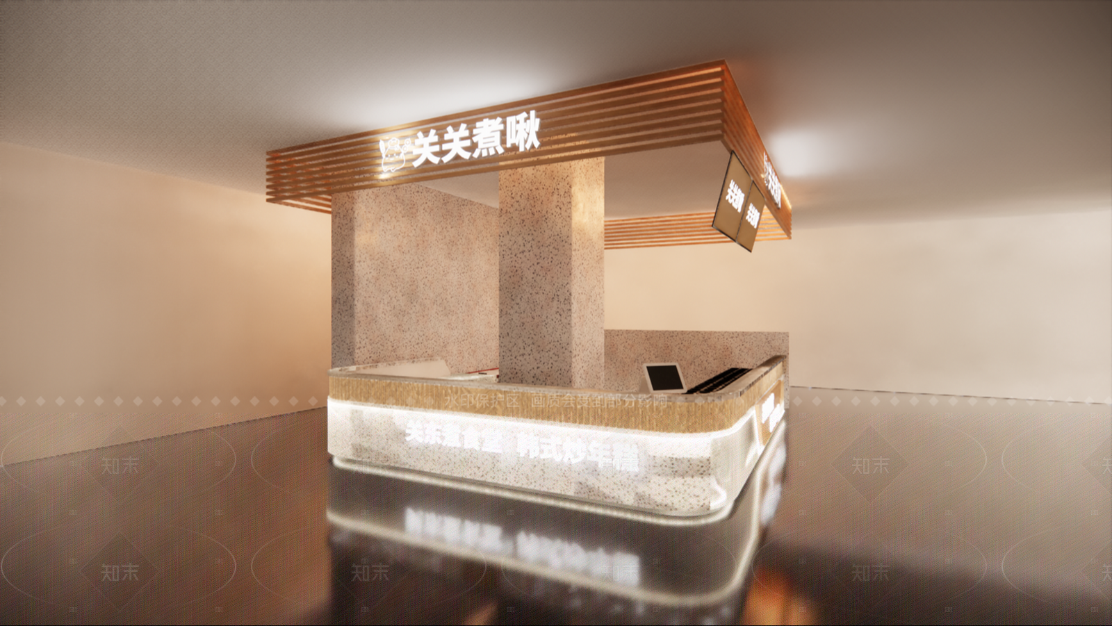 新中式原木快餐店SU模型下载【ID:1206738581】