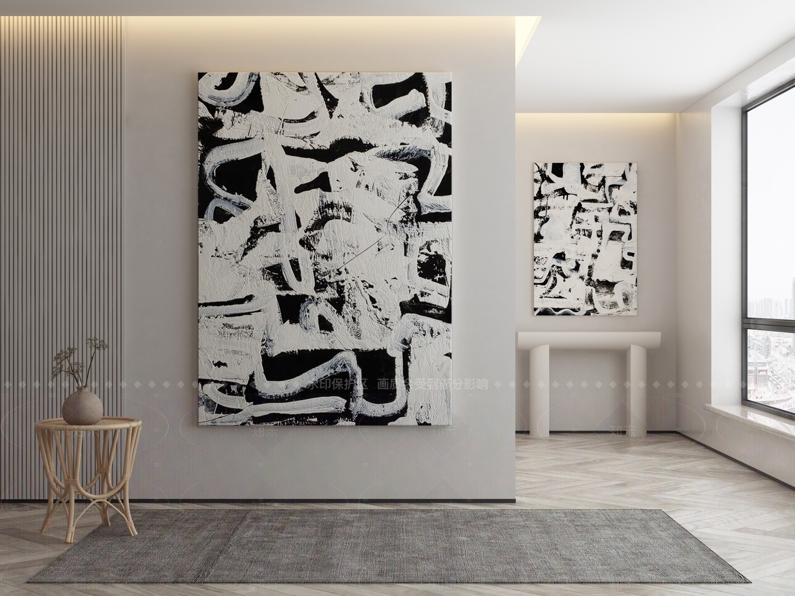 现代侘寂挂画3D模型下载【ID:1206837421】