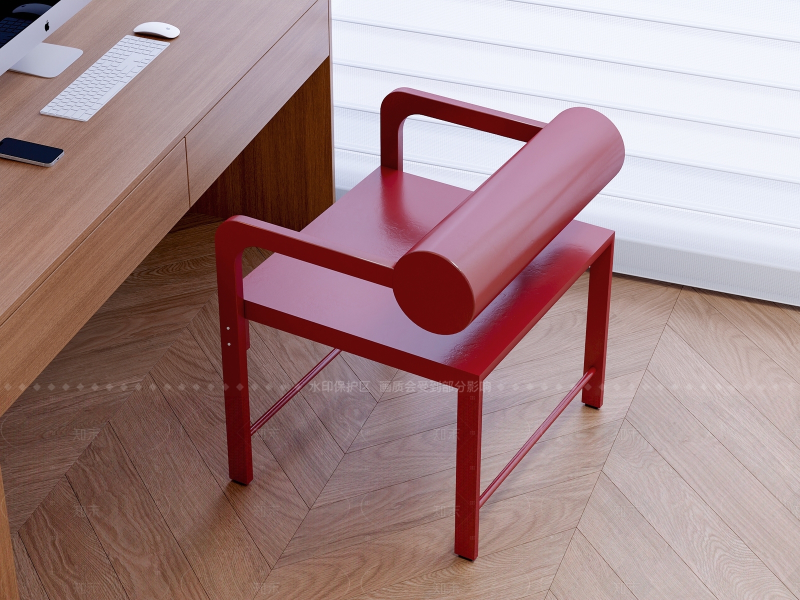 现代休闲椅3D模型下载【ID:1206738574】