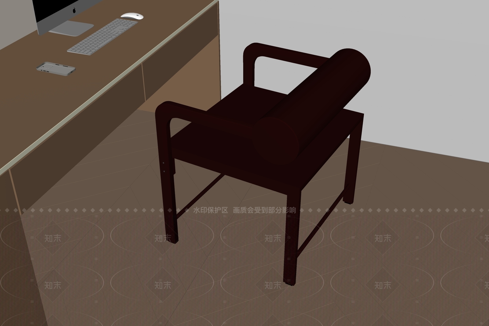现代休闲椅SU模型下载【ID:1206738525】