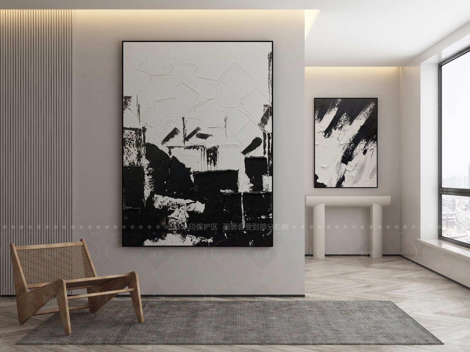 现代侘寂挂画3D模型下载【ID:1206837544】