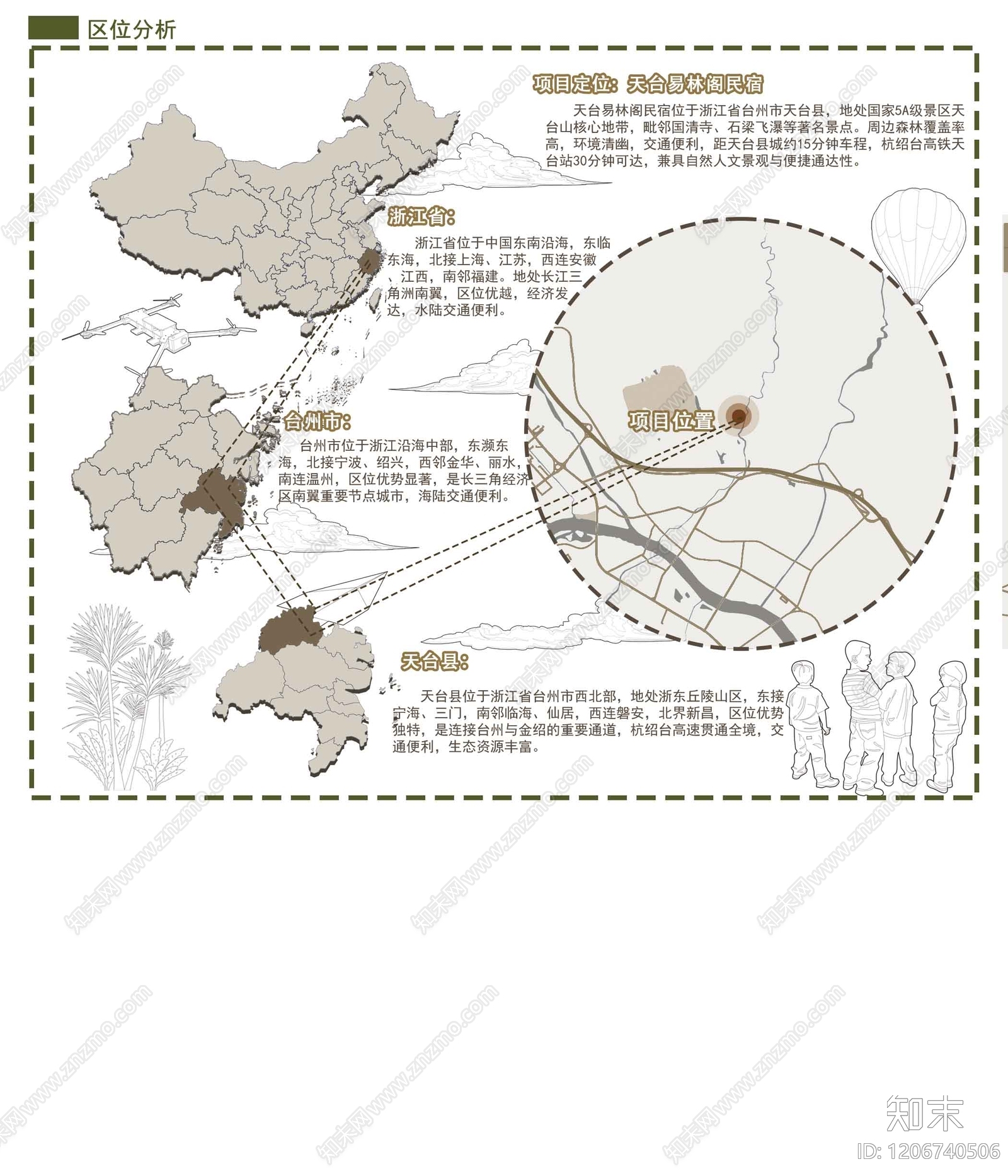 区位分析图设计素材精品下载_知末网