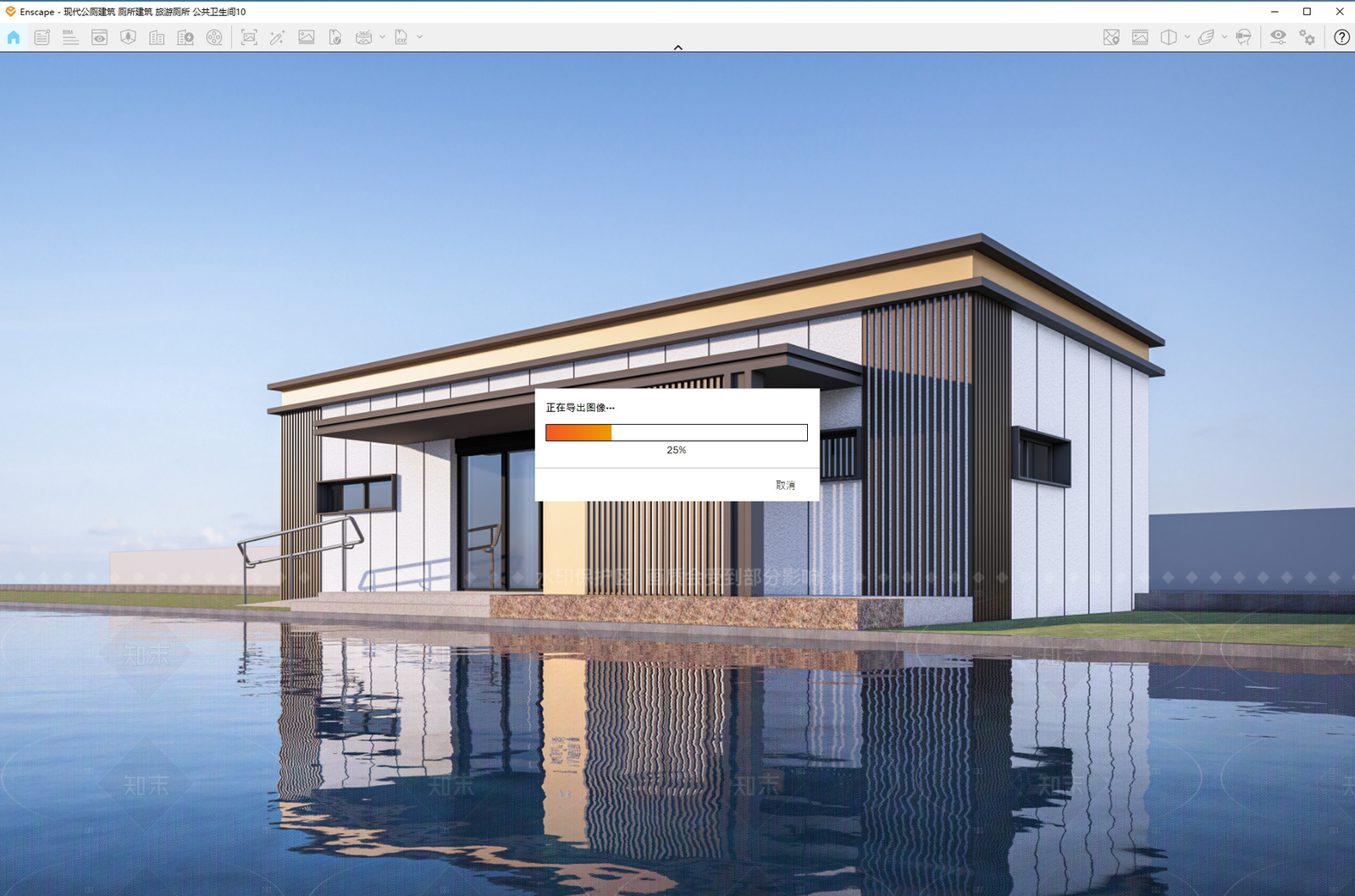 现代其他景观小建筑SU模型下载【ID:1206748044】