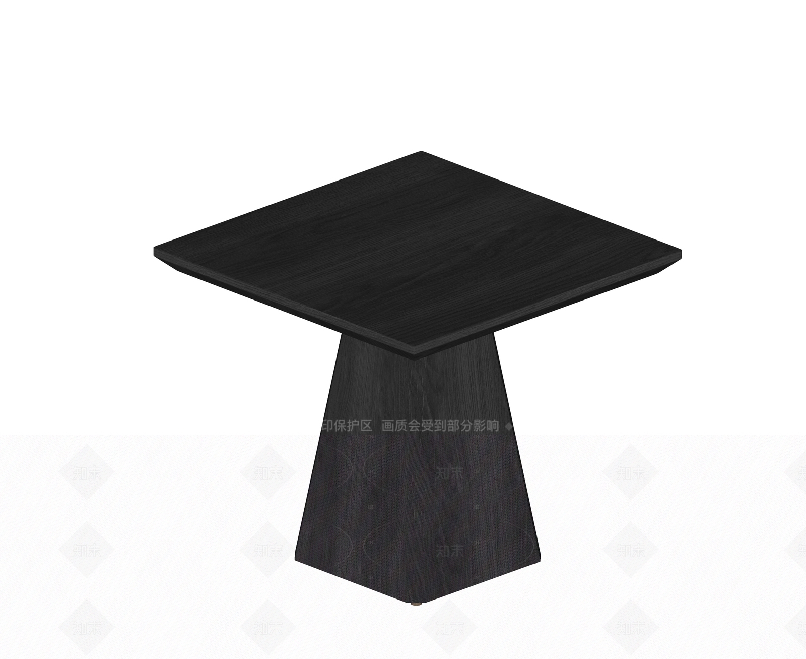 现代复古餐桌SU模型下载【ID:1206752790】