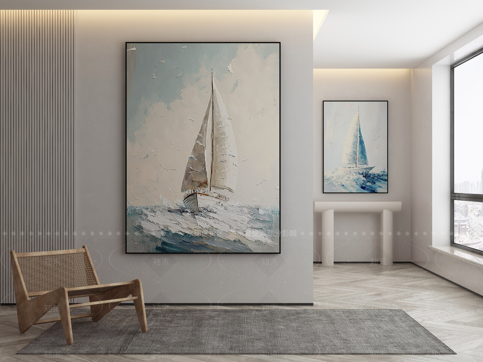 现代侘寂挂画3D模型下载【ID:1206756272】