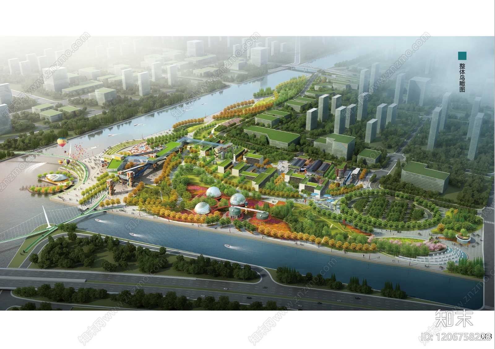 现代滨水景观下载【ID:1206758228】