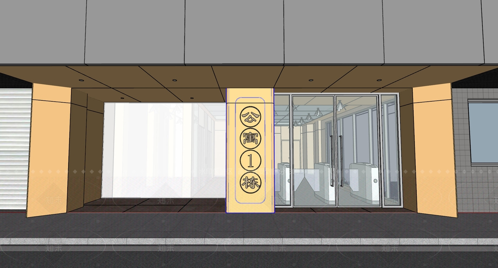 现代宿舍SU模型下载【ID:1206775404】
