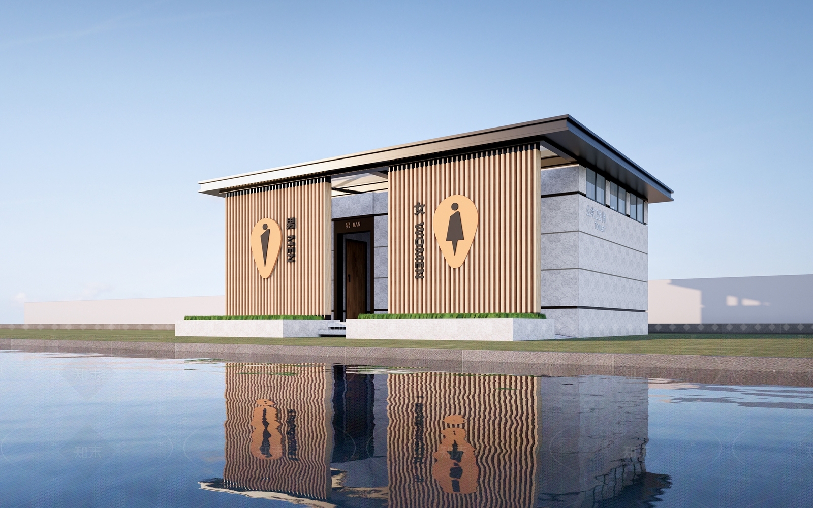 现代其他景观小建筑SU模型下载【ID:1206776210】