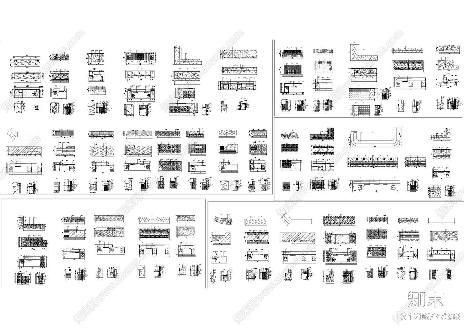 酒店家具施工图下载【ID:1206777338】