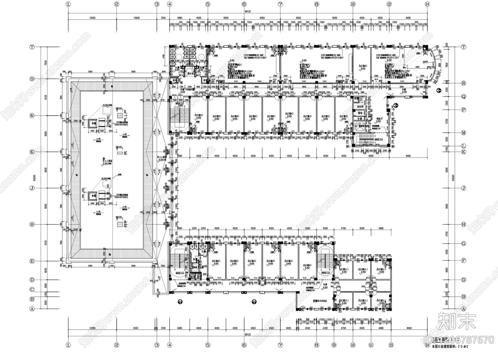 现代中式学校cad施工图下载【ID:1206787670】