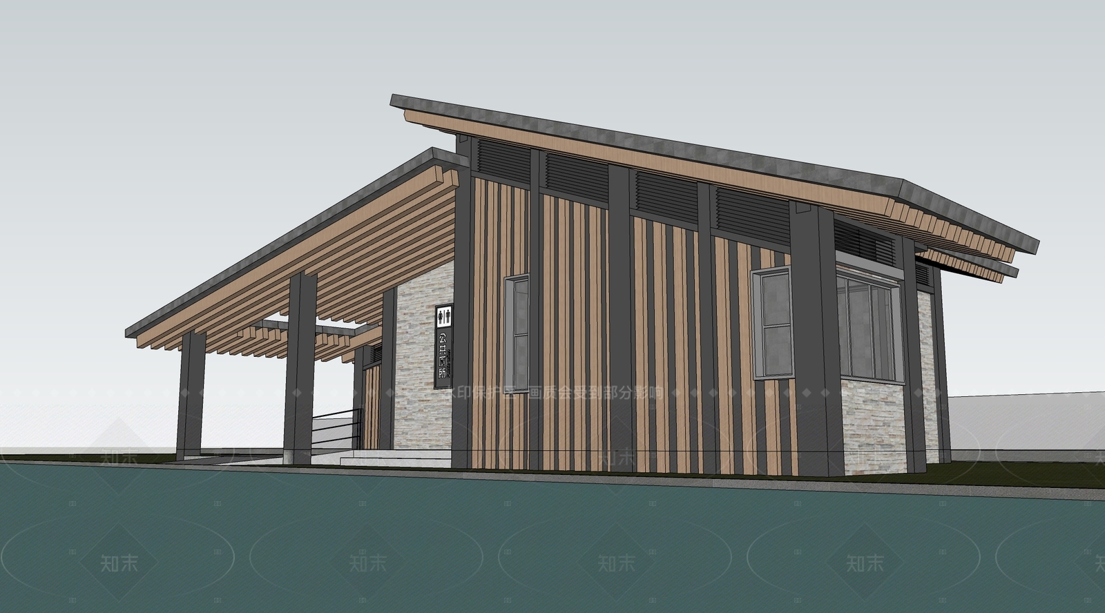 现代其他公共建筑SU模型下载【ID:1206788146】