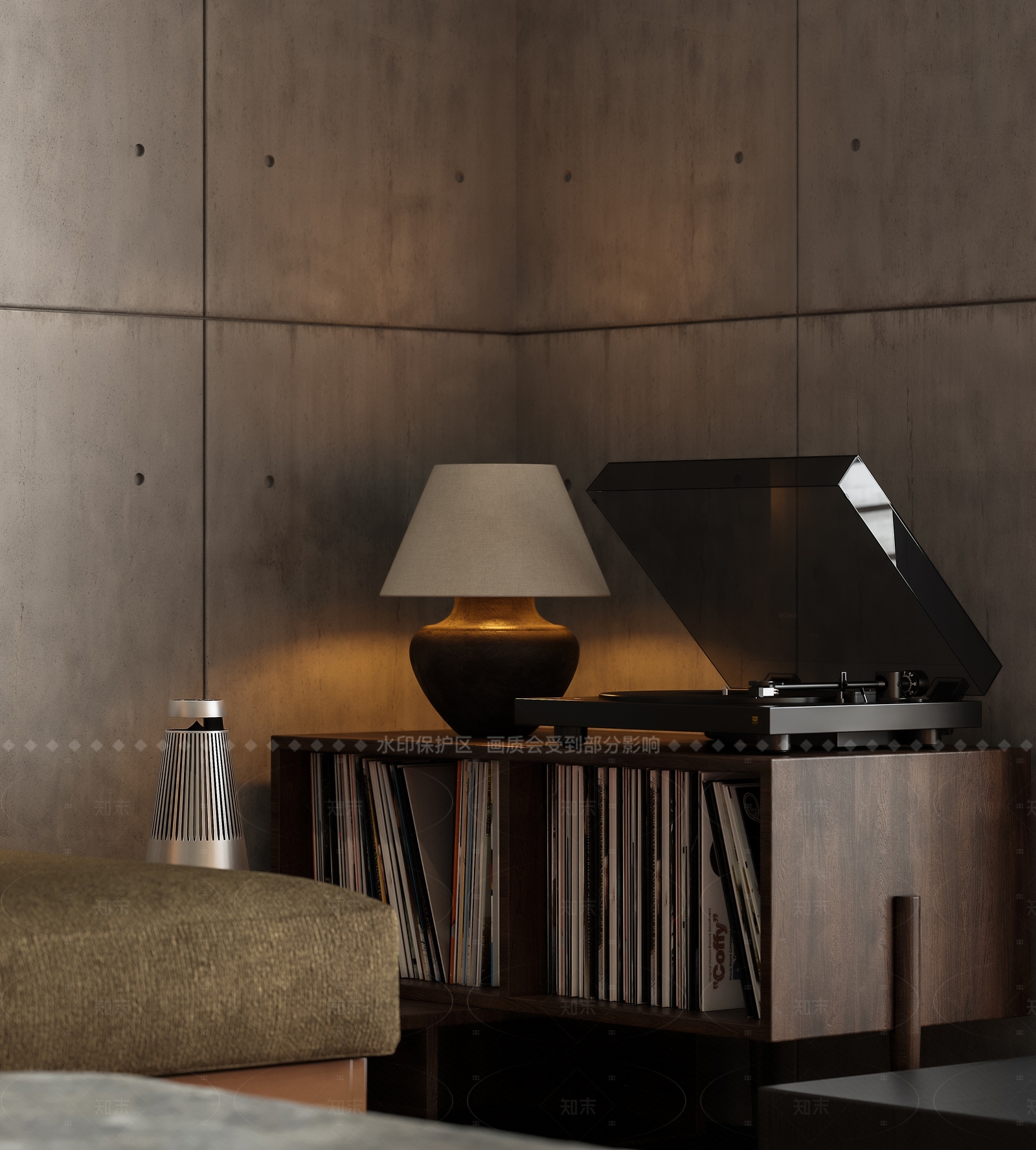 复古禅意书柜3D模型下载【ID:1206791049】
