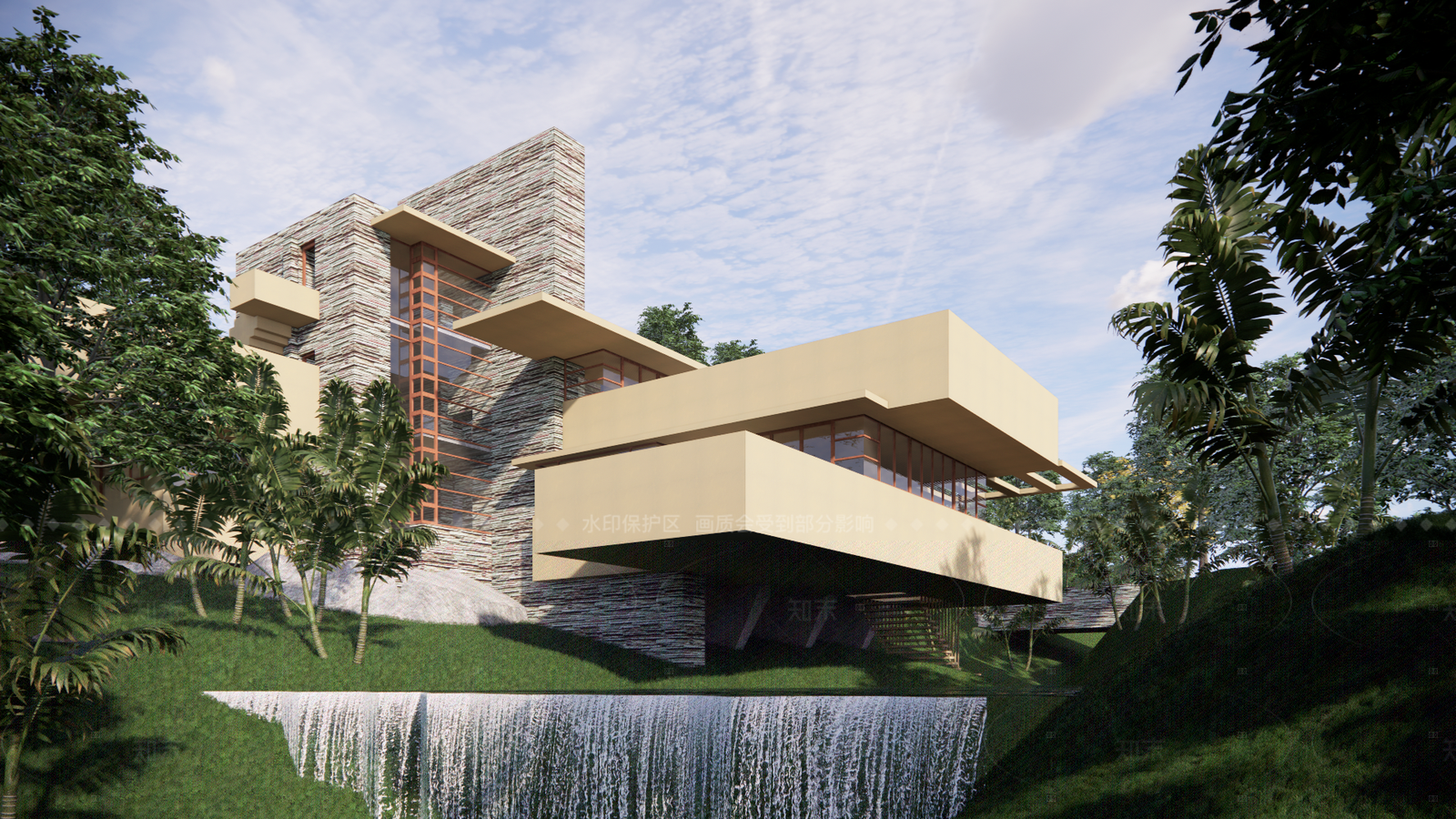 现代极简多层住宅SU模型下载【ID:1206795600】