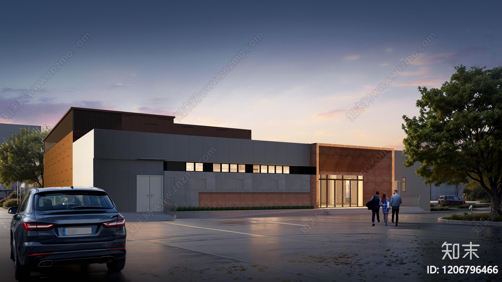 现代医院建筑施工图下载【ID:1206796466】