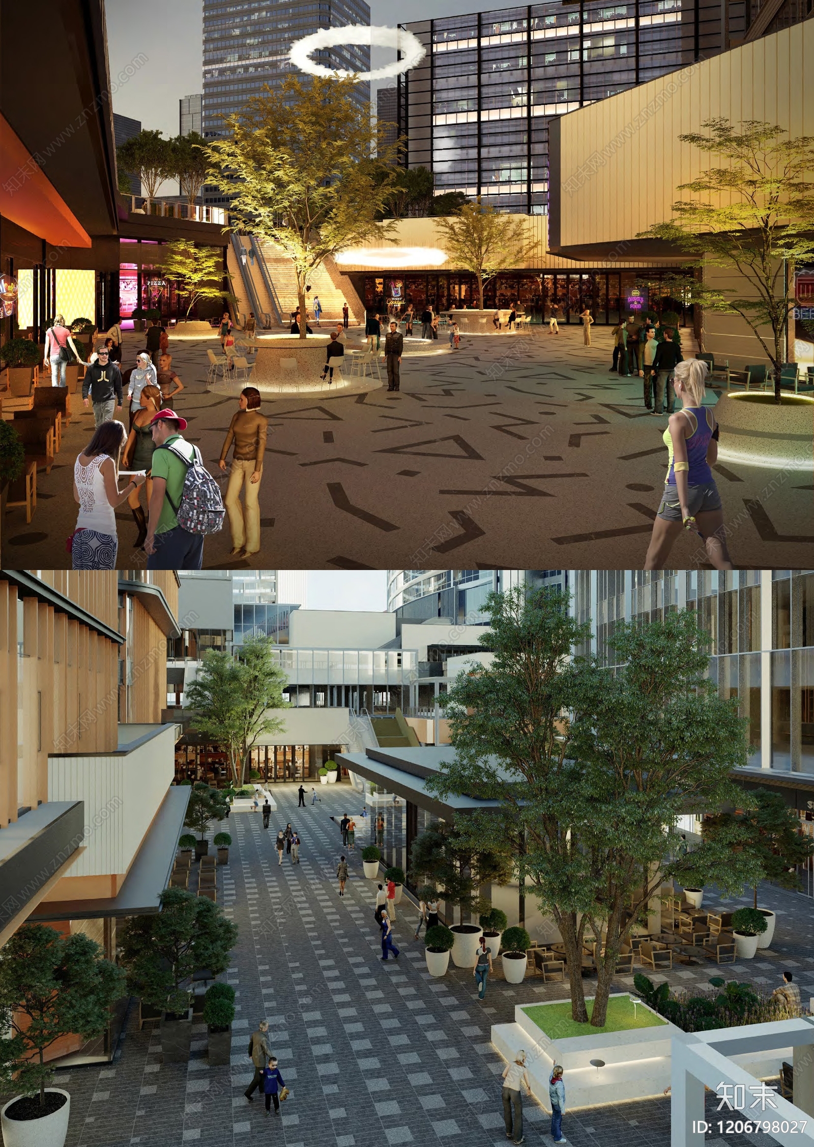 现代商业综合体景观下载【ID:1206798027】