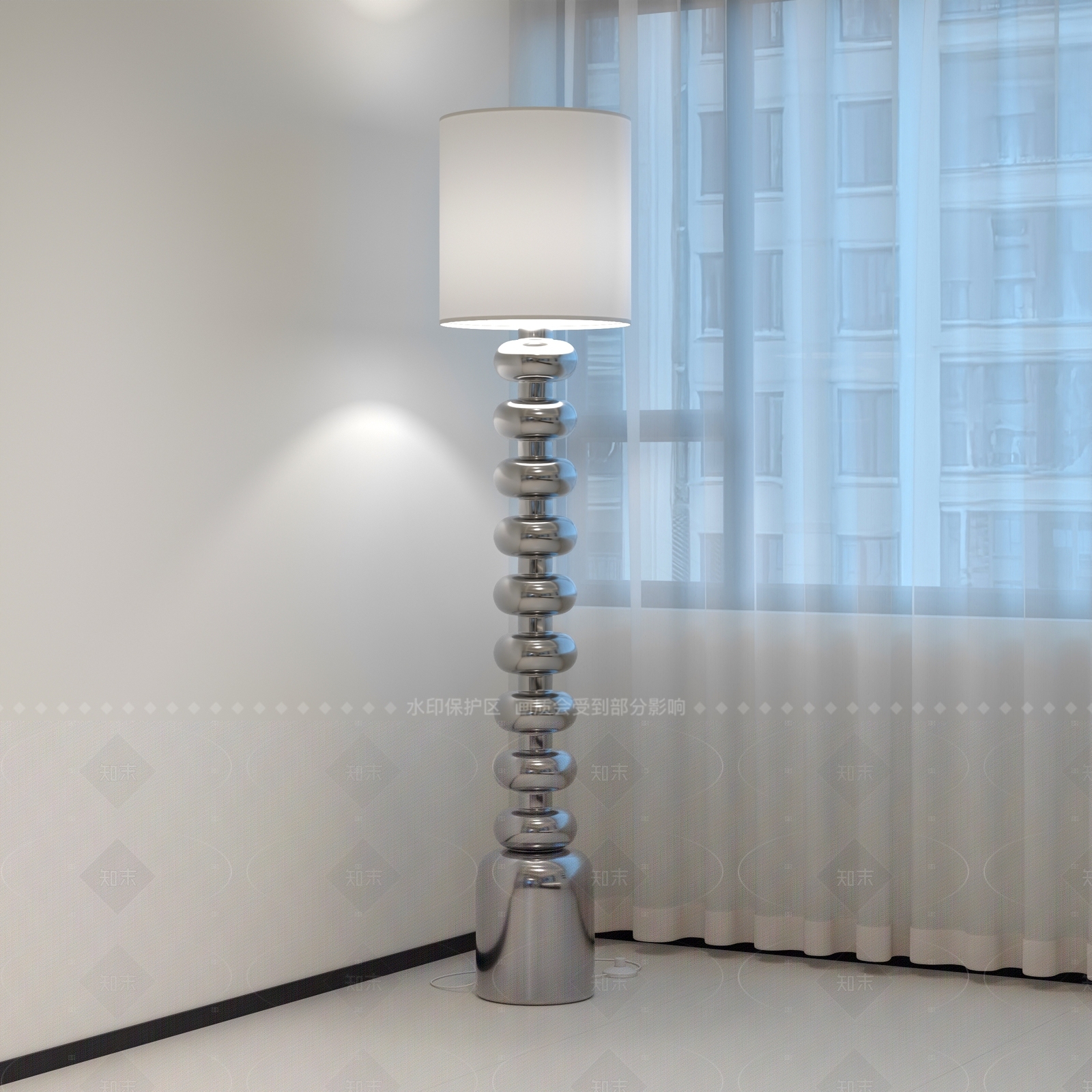 现代简约落地灯3D模型下载【ID:1206798931】