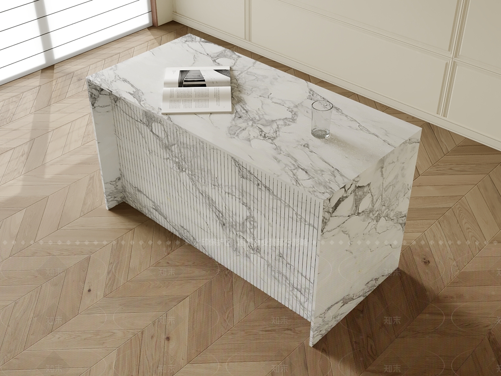 现代餐桌3D模型下载【ID:1206799201】