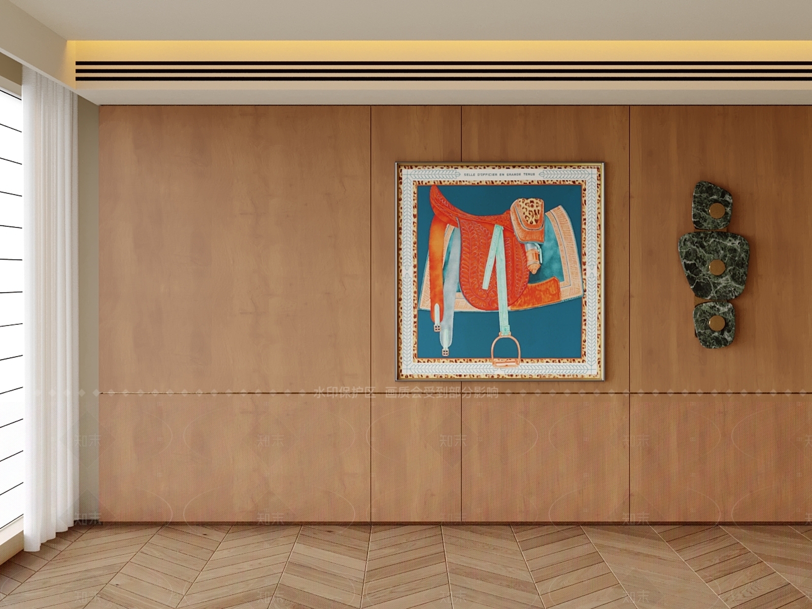现代中古沙发背景墙3D模型下载【ID:1206799257】