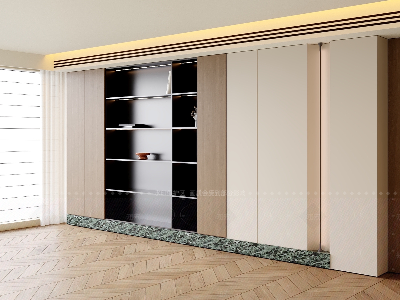 现代衣柜3D模型下载【ID:1206799686】