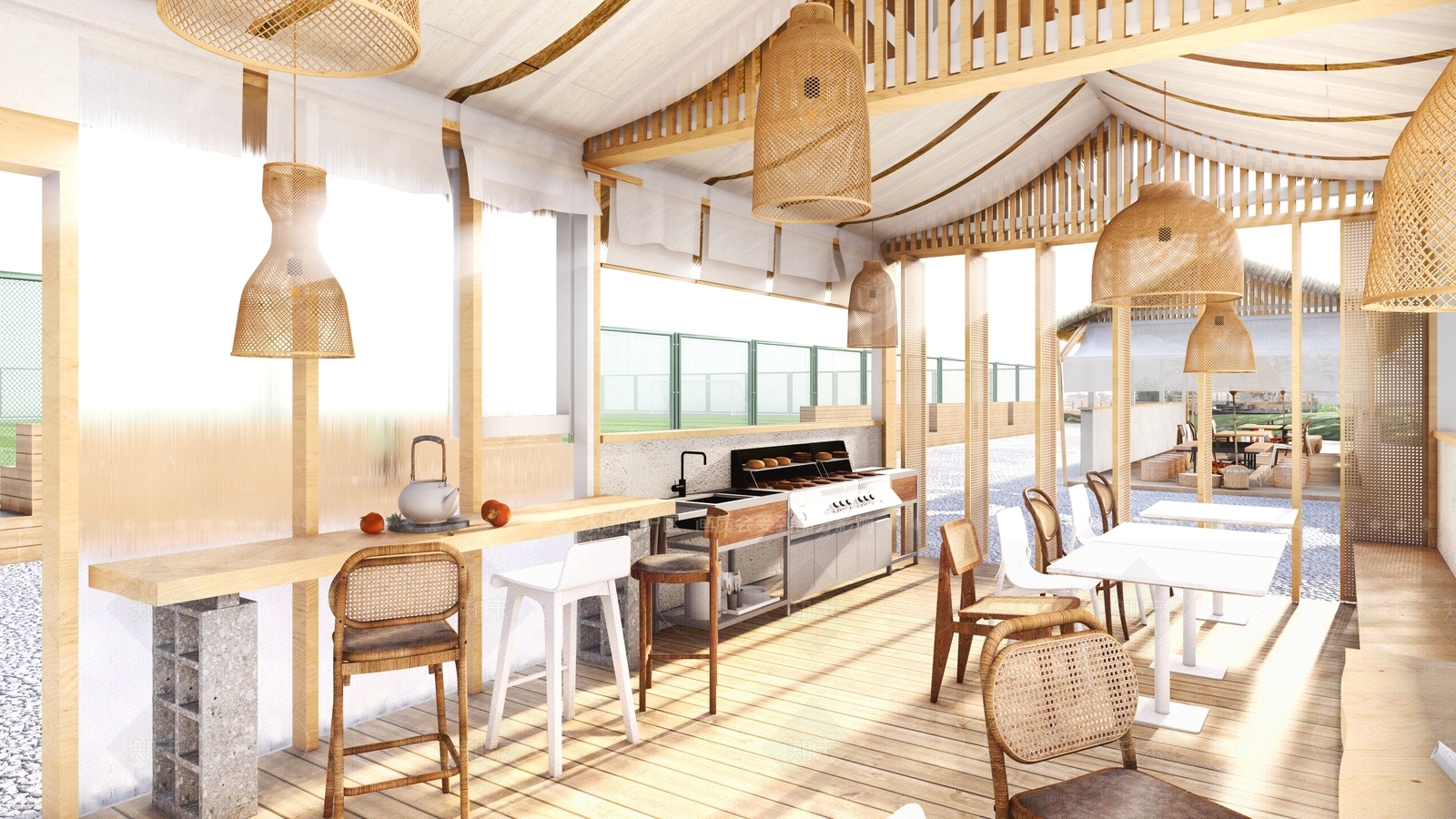 新中式其他景观小建筑SU模型下载【ID:1206805841】