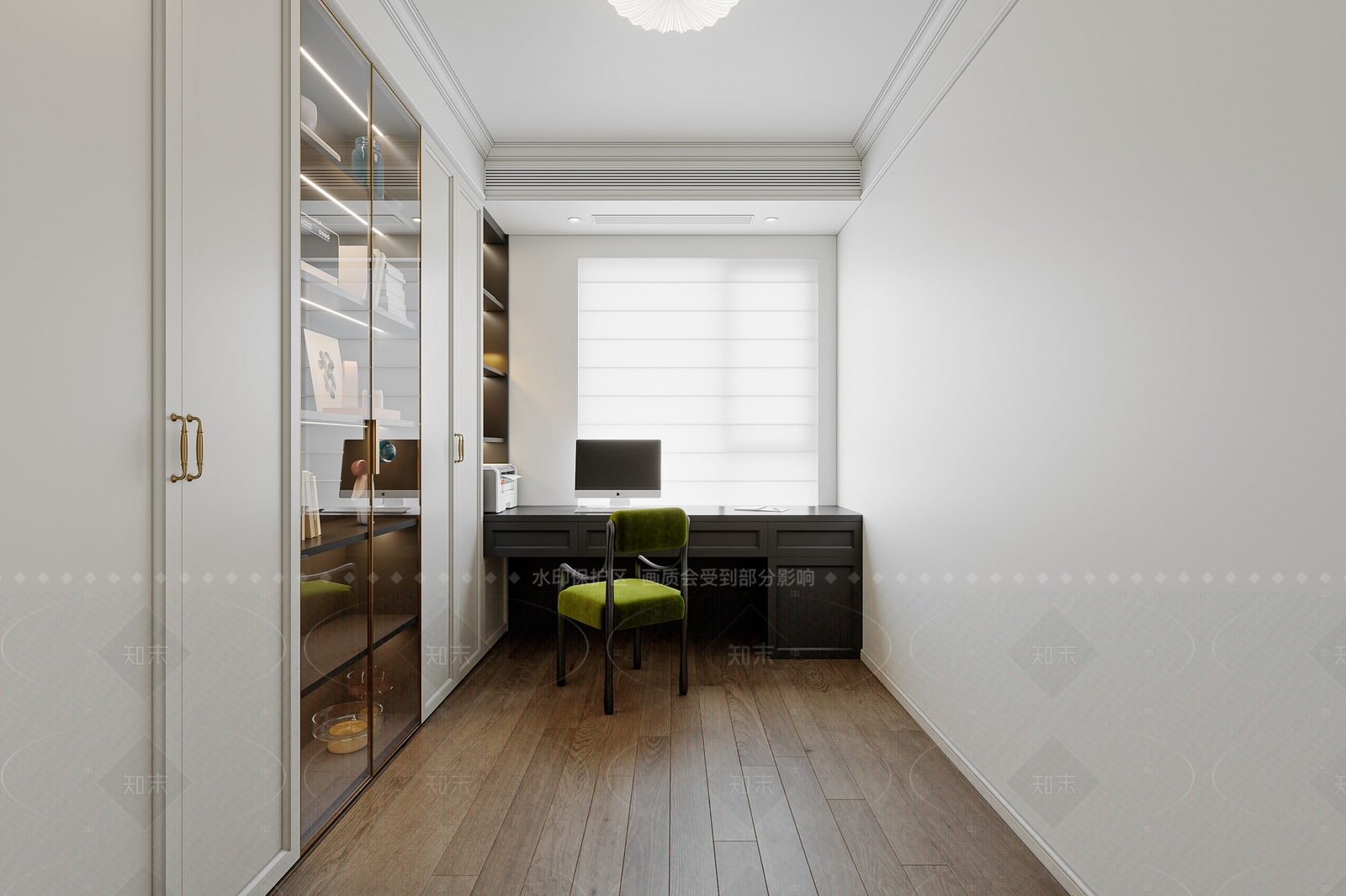 现代美式衣帽间3D模型下载【ID:1206809431】