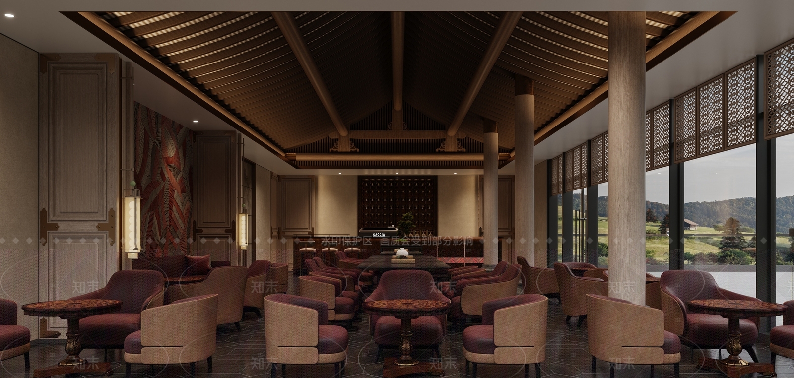 中式其他商业空间3D模型下载【ID:1206815466】
