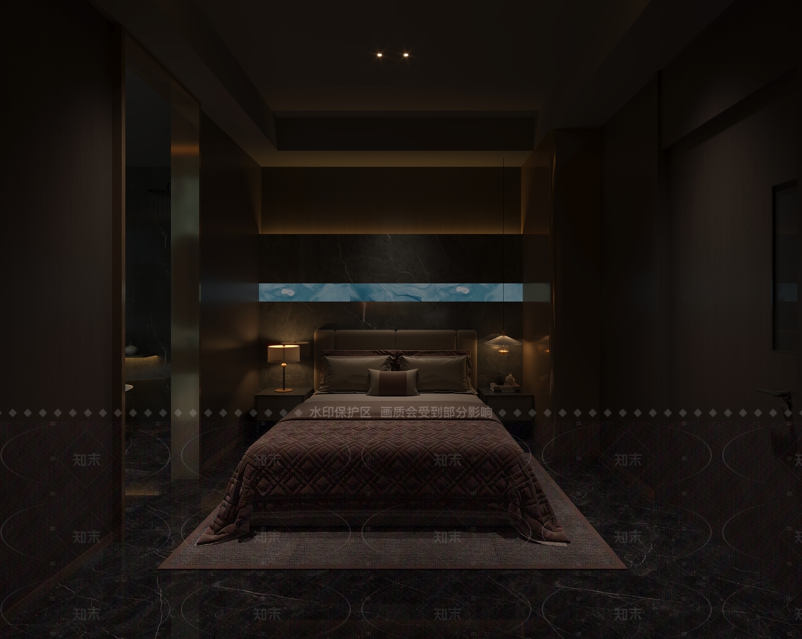 现代新中式足浴店3D模型下载【ID:1206816219】